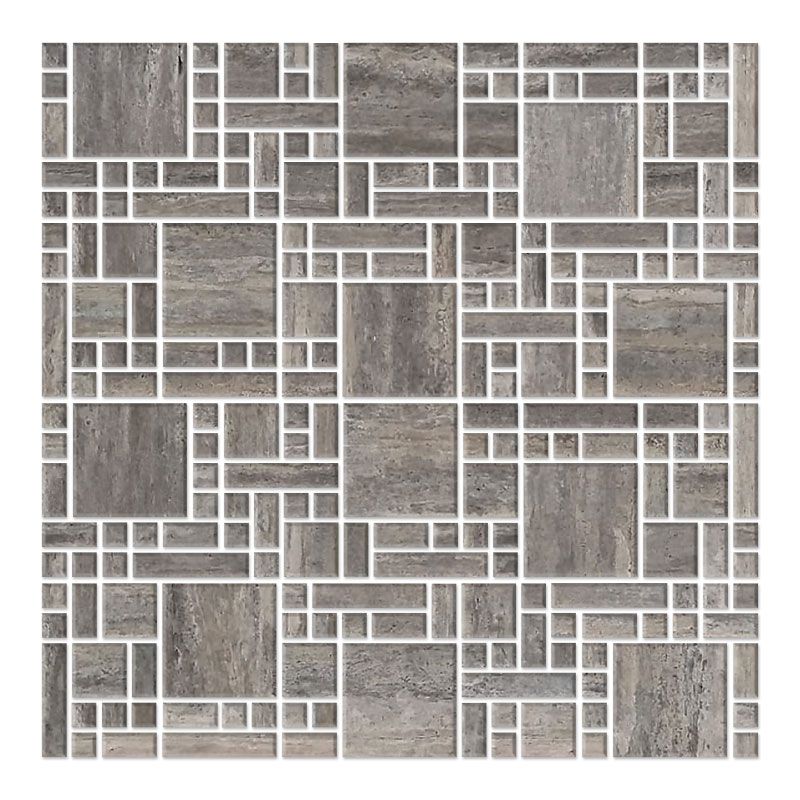 Silver Travertine Vein Cut